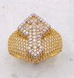 Anillo cruz talla#22, 14k