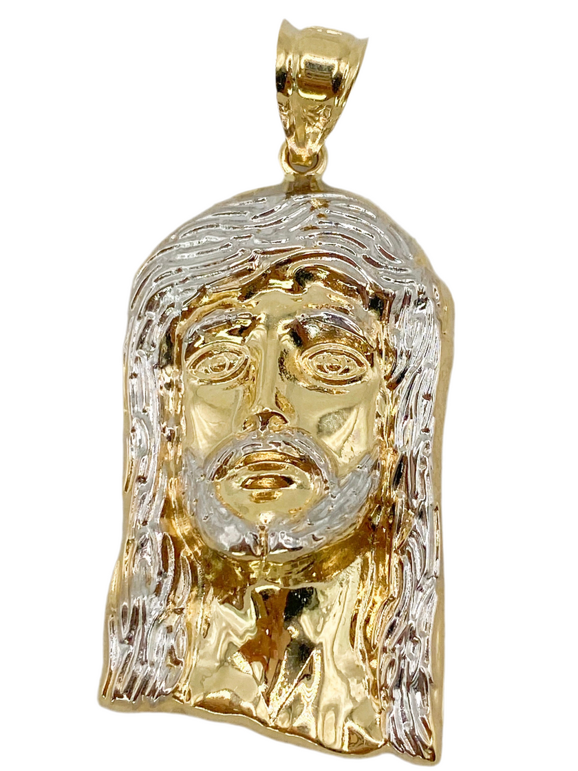 Cara de cristo 14k, 47.9 mm x 21.7 mm