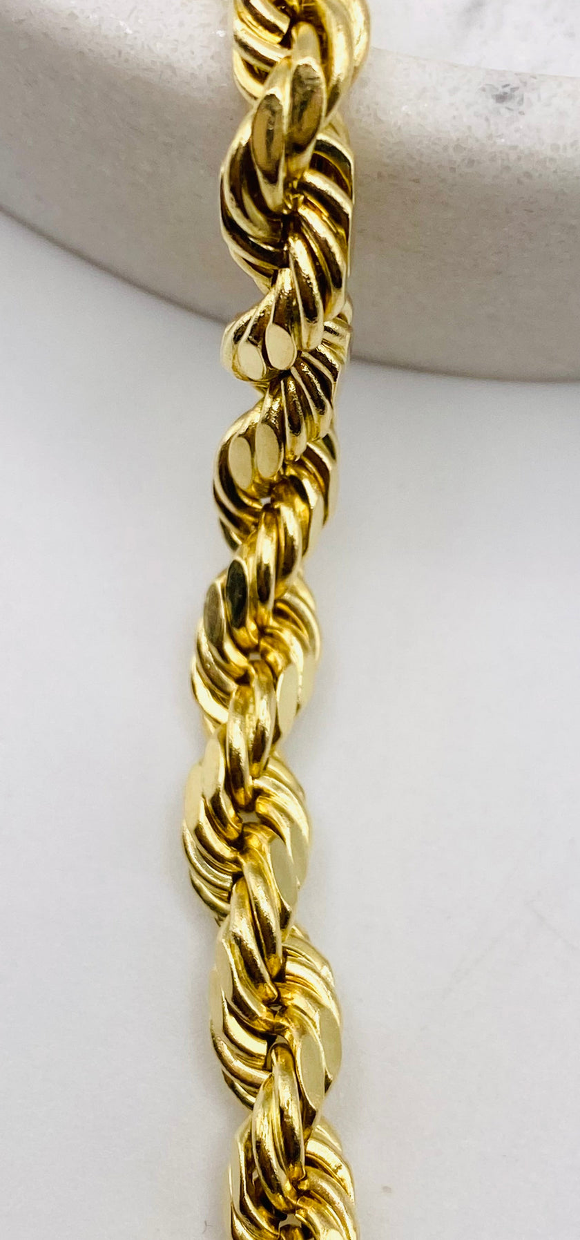 Guillo soga 14k, 20cm x 2.8mm