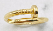 Anillo clavo talla#12, 14k