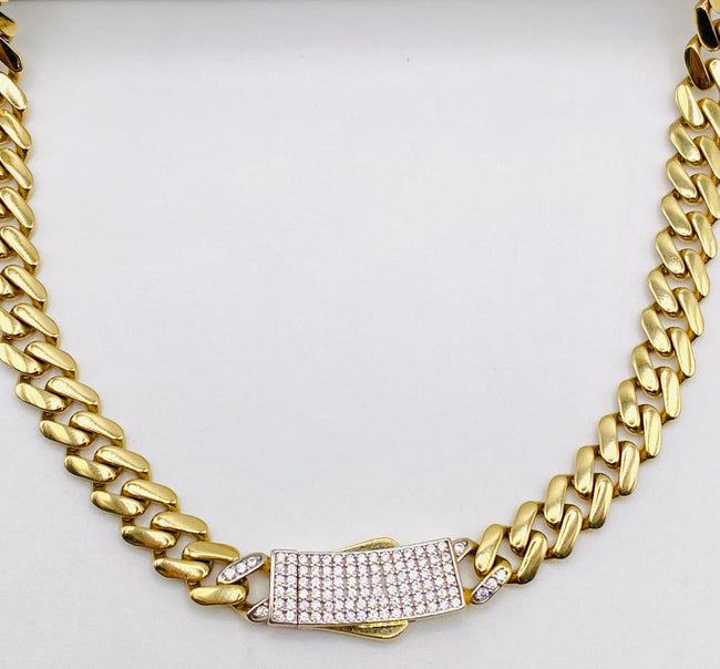 Choker Monaco 18k, 40cm x 6.7mm