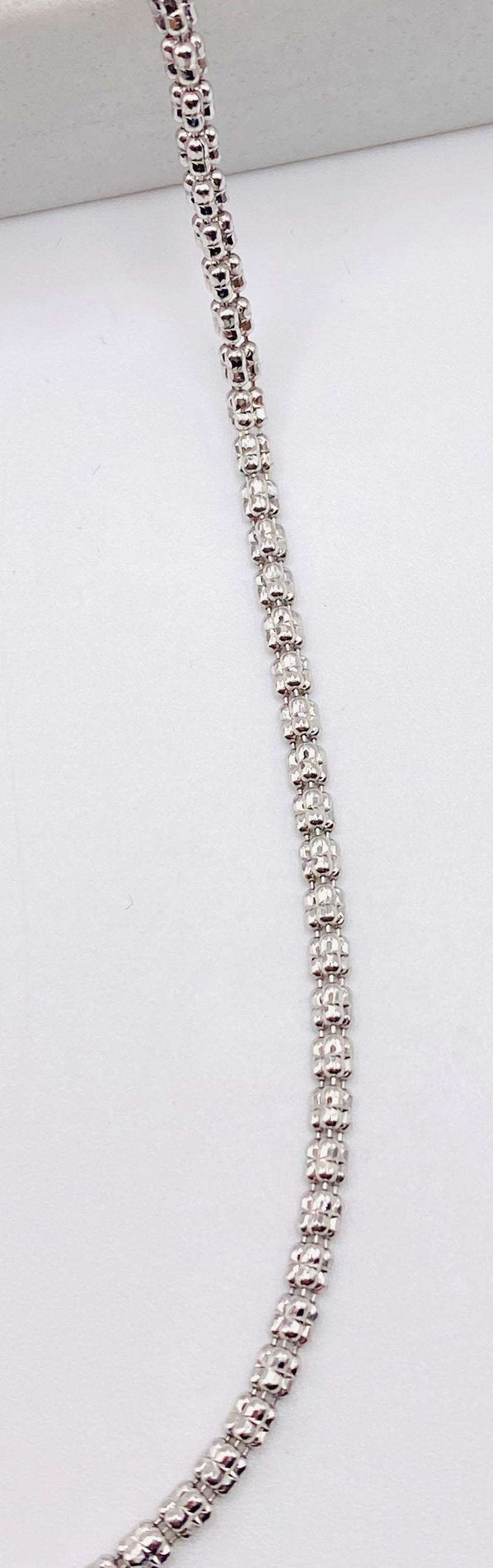 Luna ice blanca 14k, 40cm x 2.2mm