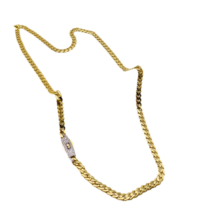 Cadena Mónaco 14k, 5mm