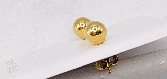 Pendientes 14k,  5mm
