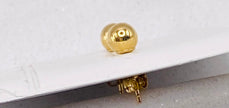Pendientes 14k, 4.8mm