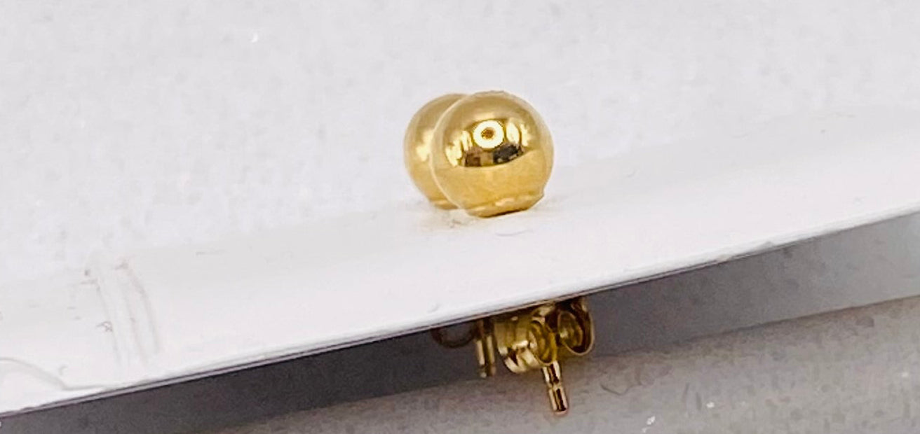 Pendientes 14k, 4.8mm