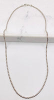 Luna ice blanca 14k, 50cm x 2mm
