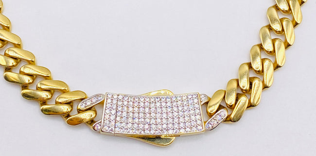 Choker Monaco 18k, 40cm x 8.6mm