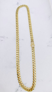 Cadena Mónaco 14k,  46cm x 7.0mm