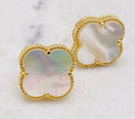 Pendientes tipo vancleef 14k
