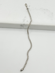 Guillo ice blanco 14k, 21cm x 3.2mm