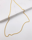 Cadena tejido soga 18k