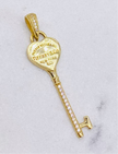 Medalla 14k,  4cm x 12.7mm