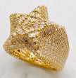 Anillo estrella talla#22, 14k