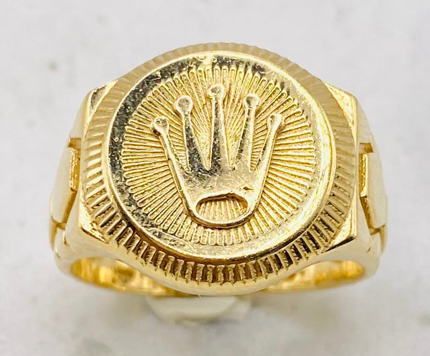 Anillo Rolex talla24, 14k