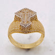 Anillo cruz talla#22, 14k