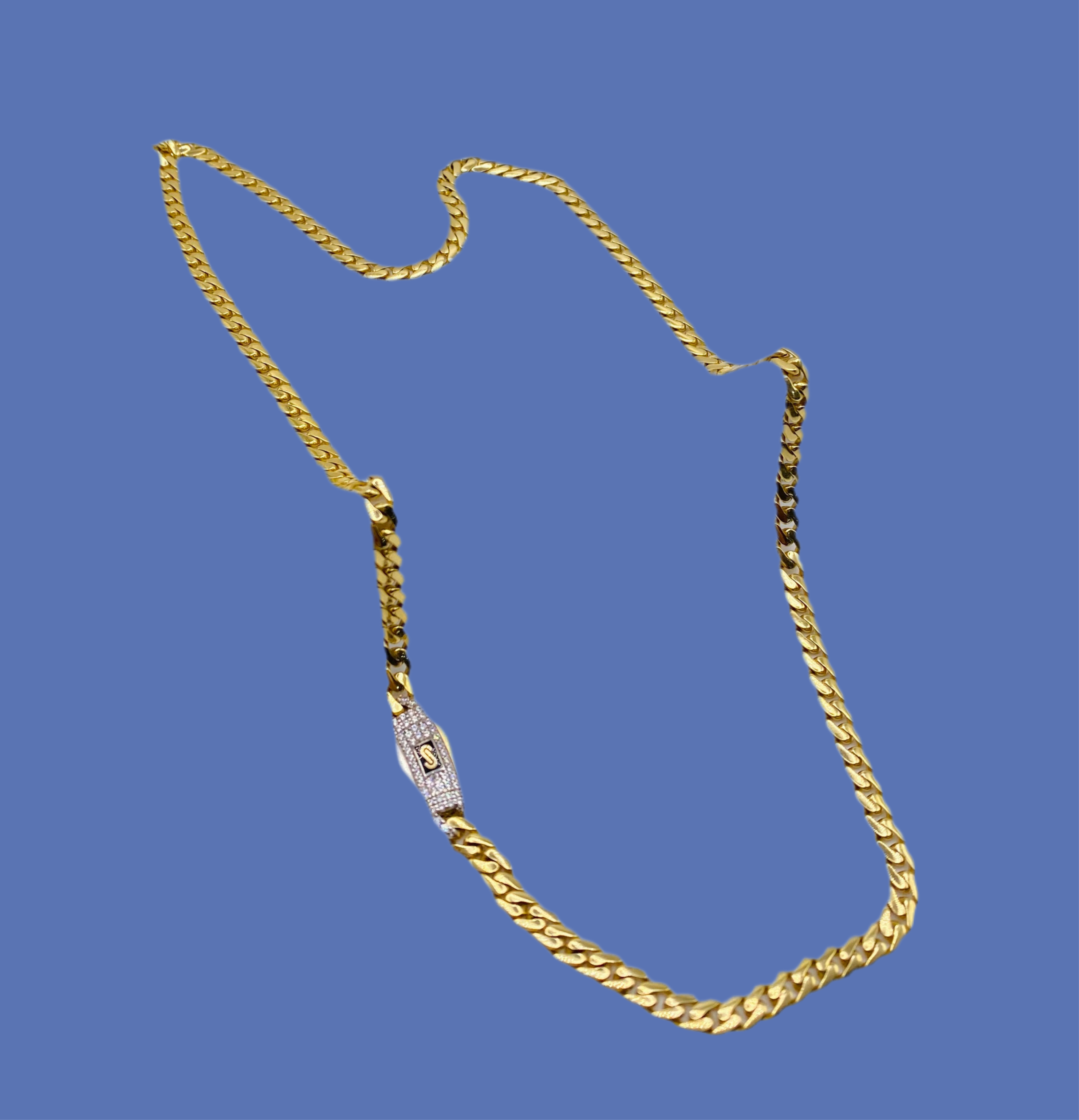Cadena Mónaco 14k, 5mm