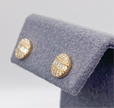 Arete Diamante baguette 14k