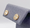 Arete Diamante baguette 14k