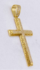 Cruz zirconia 18k, 6.5cm x 3cm