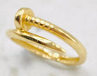 Anillo clavo talla#12, 14k