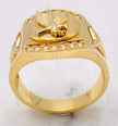 Anillo águila talla#25. 14k,