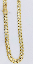 Cadena Mónaco 14k, 45cm x 6.9mm