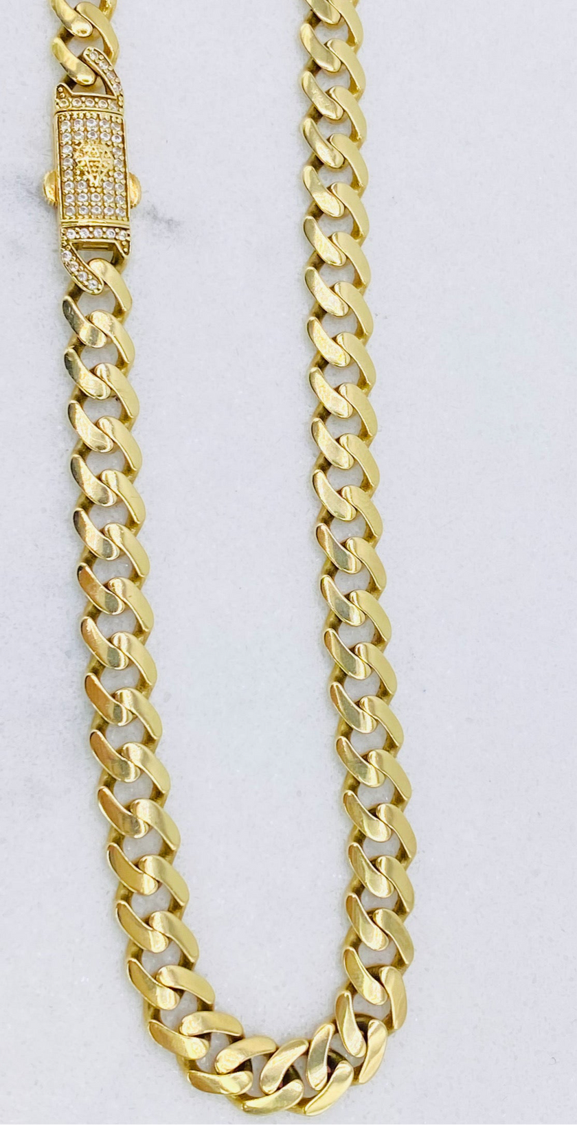 Cadena Mónaco 14k, 45cm x 6.9mm