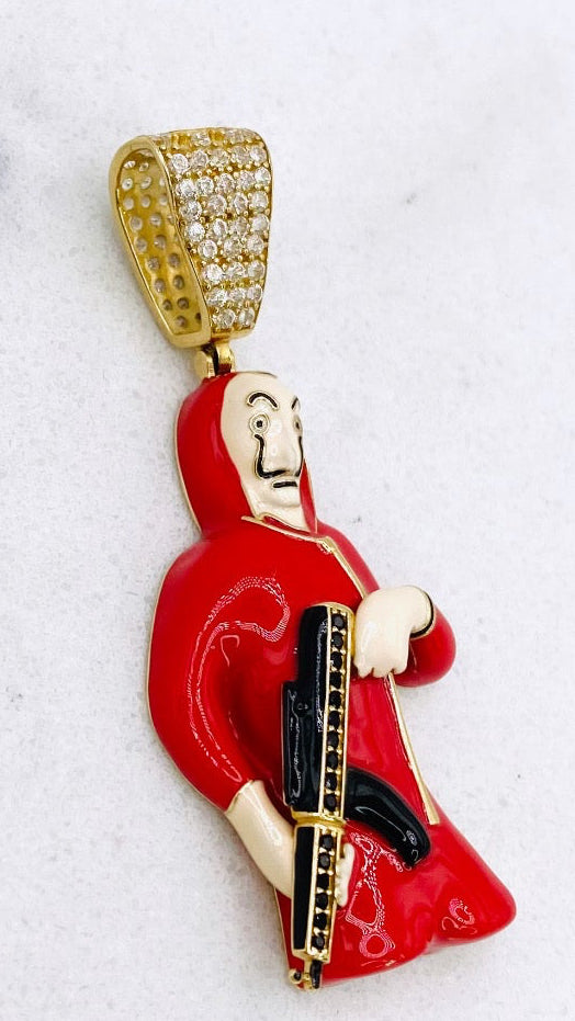 Medalla 14k, 5cm x 2cm