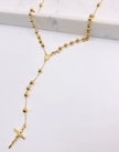 Crucifijo oro 18k  60cm x 4.9mm