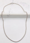 Luna ice blanca 14k, 40cm x 2.4mm