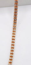 Luna ice rosa 14k, 60cm x 3.4mm