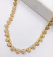 Cadena corazón 14k, 45cm x 8mm