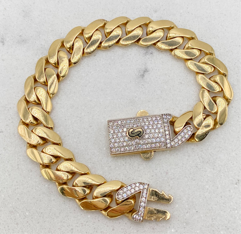 Guillo 14k, 17 cm x 10.6 mm