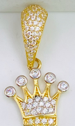 Medalla letra 18k,  4cm x 2cm