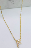 Cadena letra 14k, 45cm