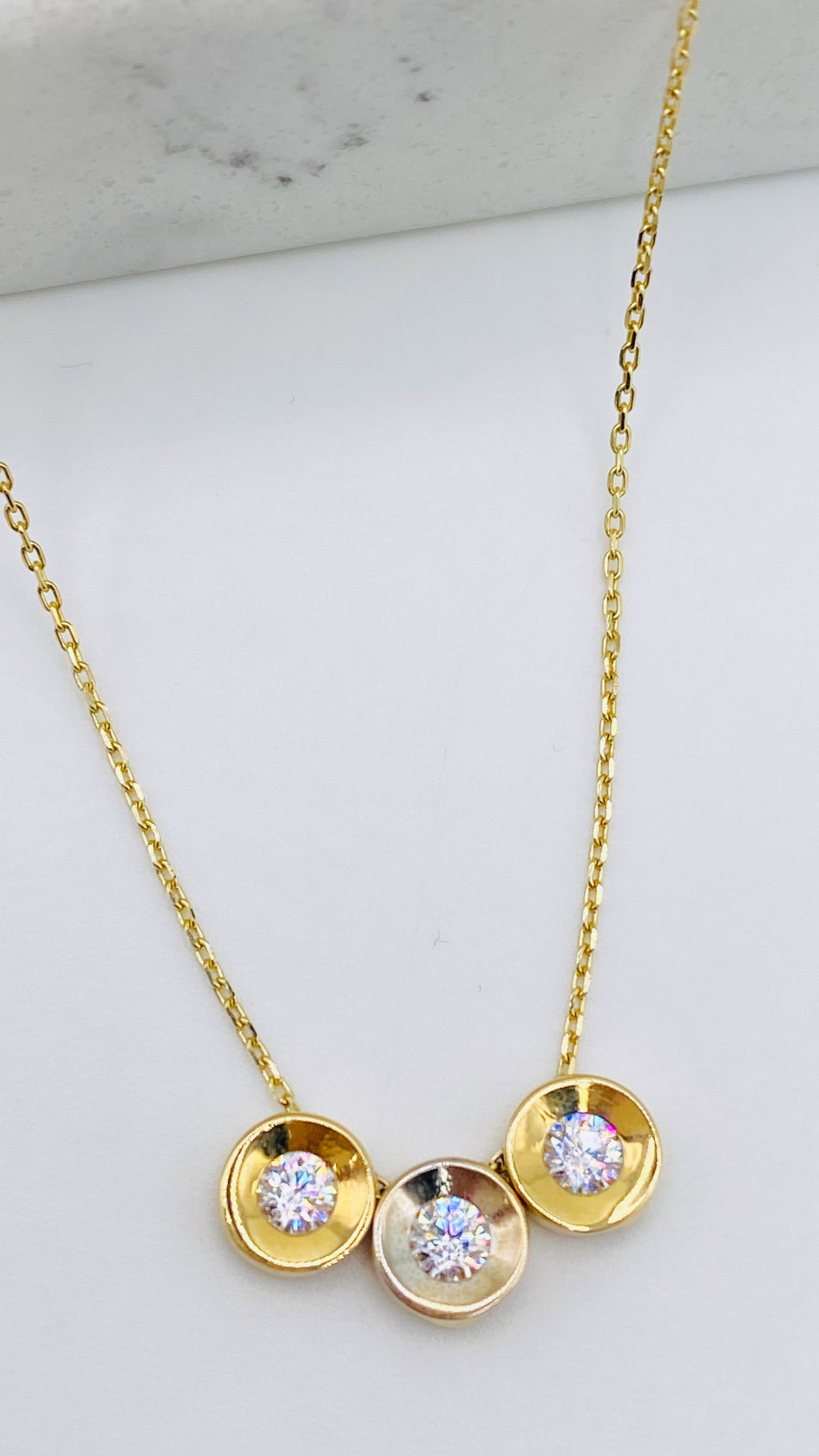 Cadena 14k, 45cm x 0.6mm