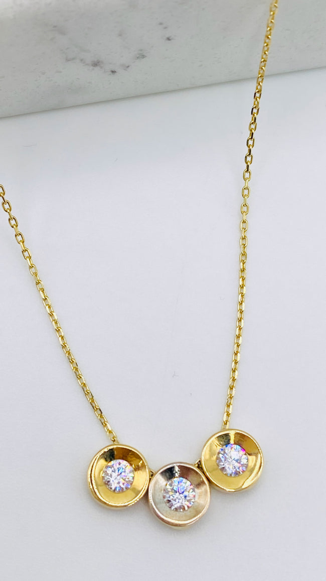 Cadena 14k, 45cm x 0.6mm