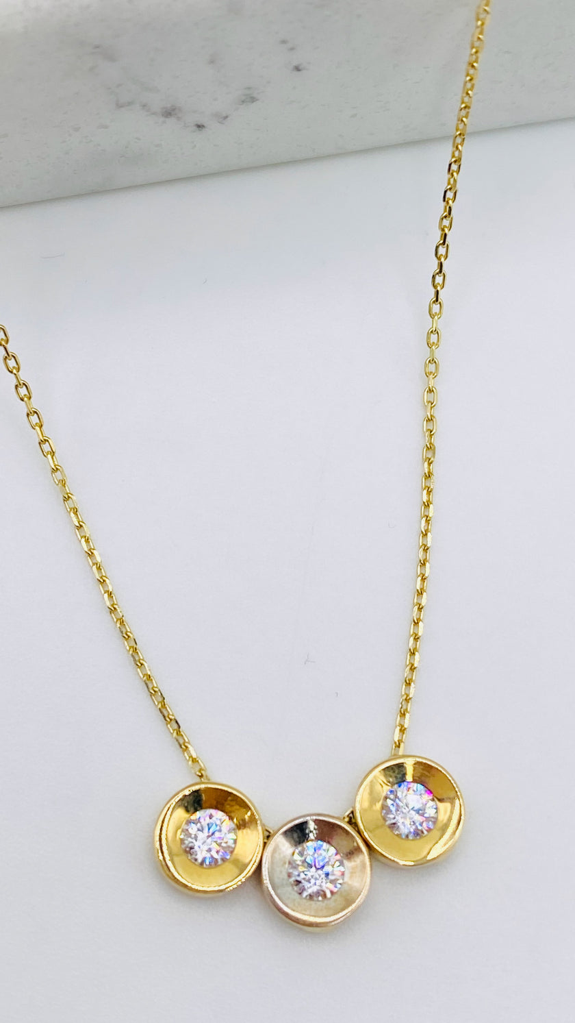 Cadena 14k, 45cm x 0.6mm