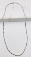 Luna ice blanca 14k, 50cm x 2.2mm
