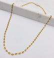 Cadena grano de café 18k, 45cm x 3.3mm