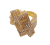 Anillo cruz 14k, #22
