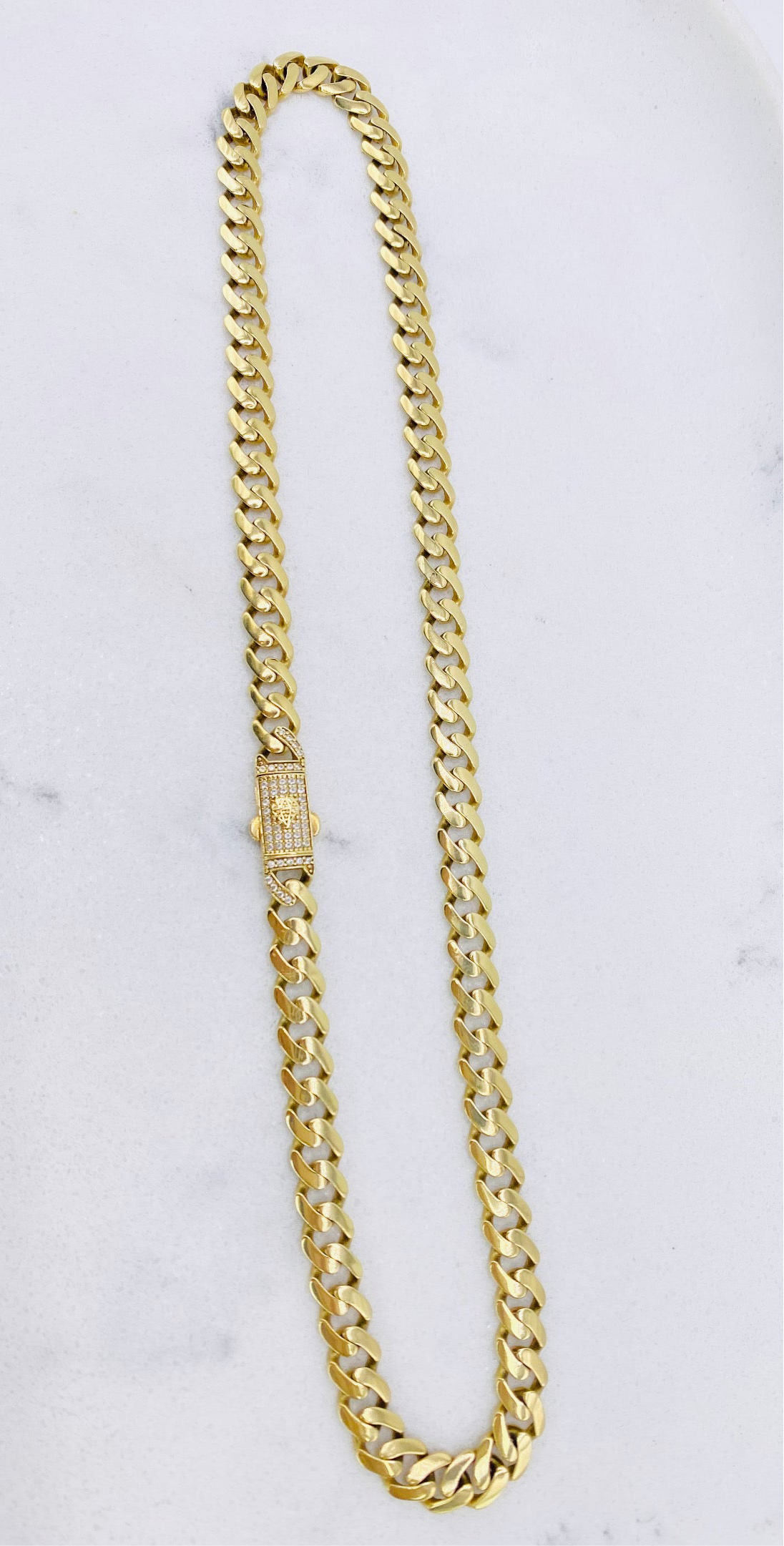 Cadena Mónaco 14k, 45cm x 6.9mm