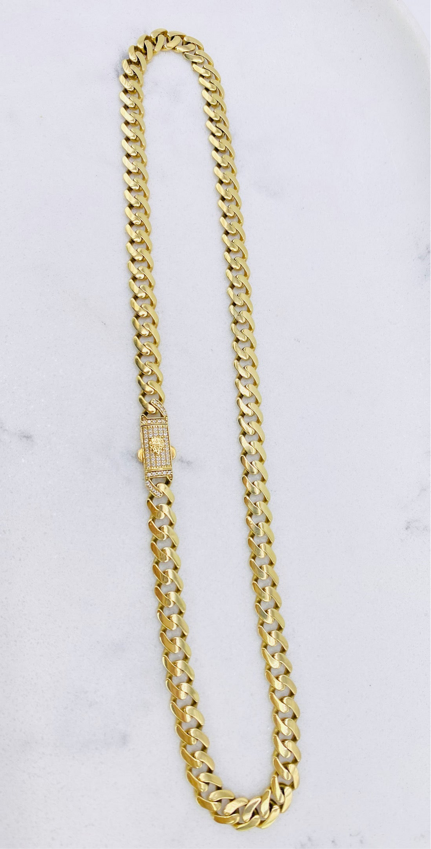 Cadena Mónaco 14k, 45cm x 6.9mm