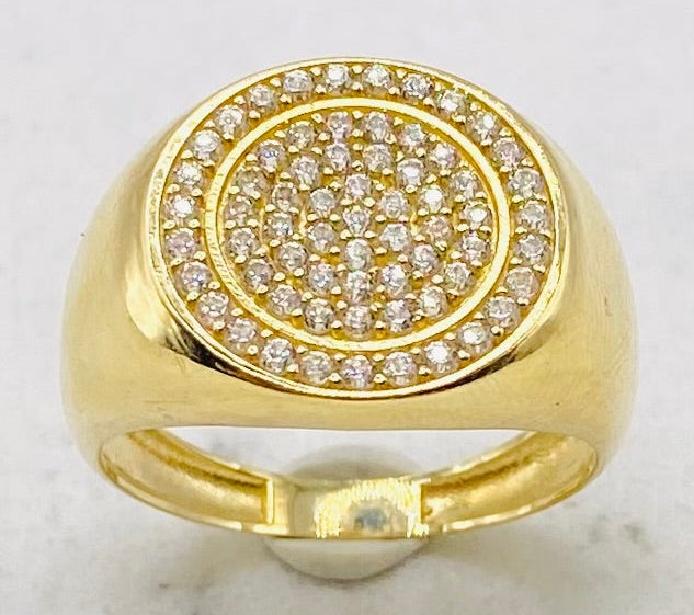 Anillo redondo talla23, 14k