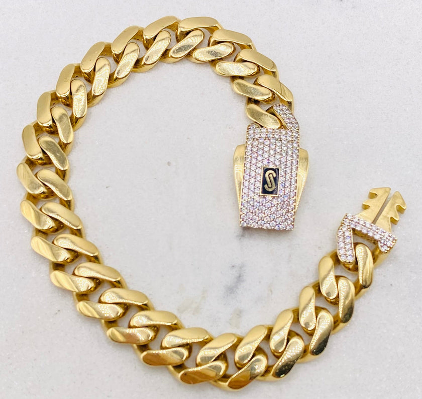 Guillo Mónaco 14k, 10.7mm x 20cm