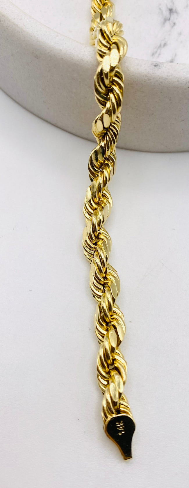 Guillo soga 14k, 20cm x 2.8mm