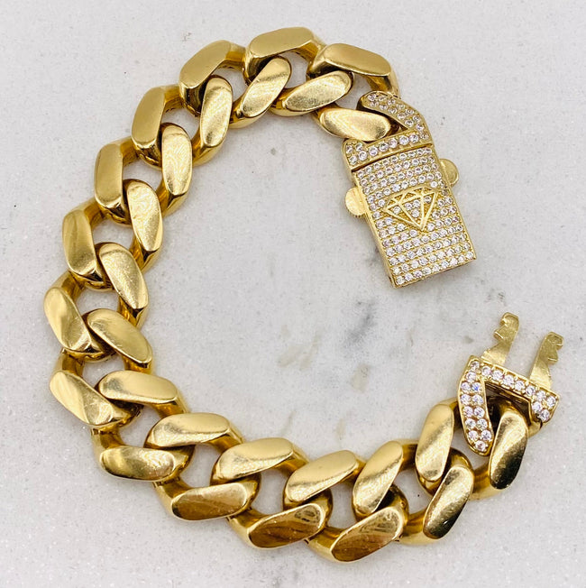 Guillo Mónaco 14k, 14.1mm x 17cm