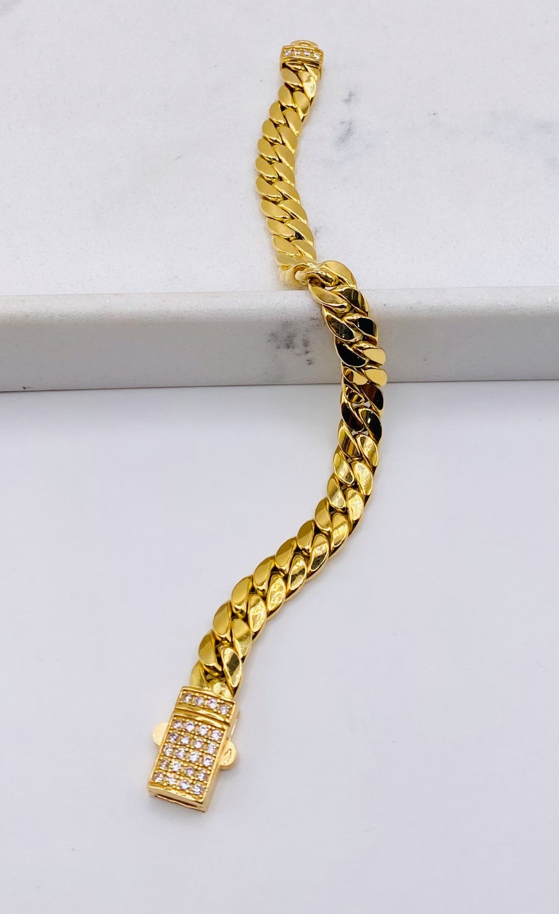 Guillo Mónaco 18k, 19cm x 7.4mm
