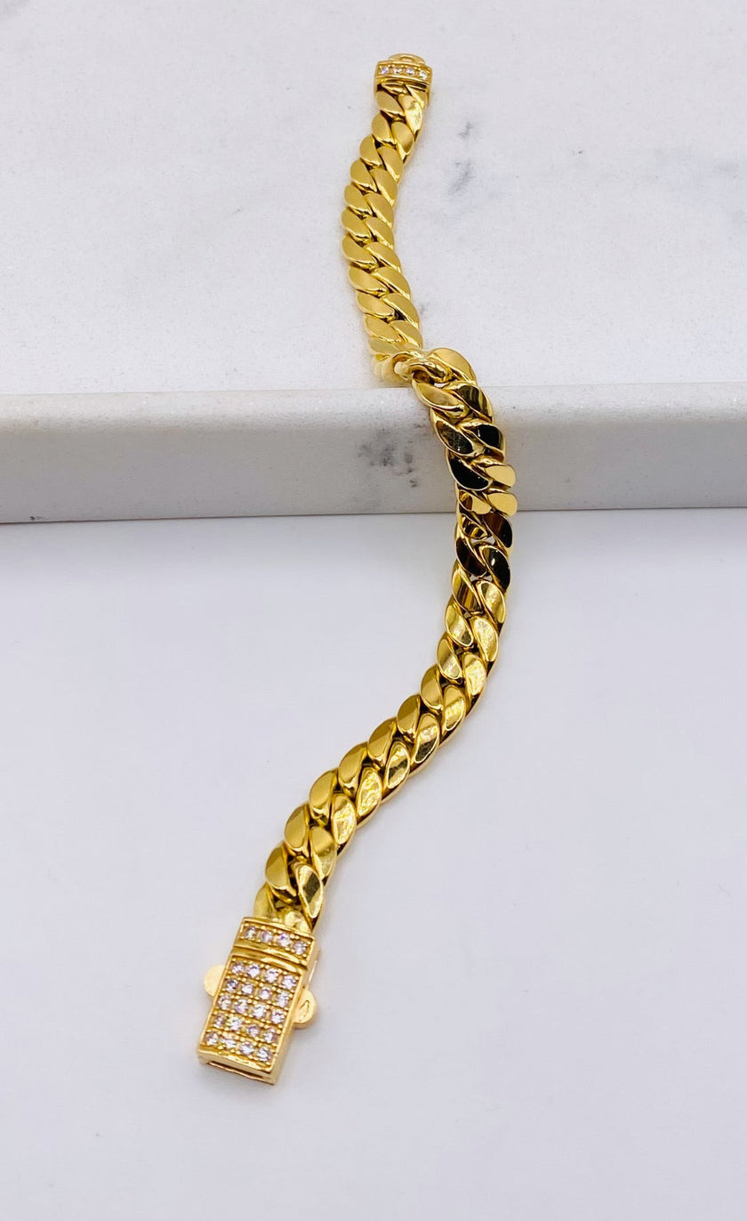 Guillo Mónaco 18k, 19cm x 7.4mm